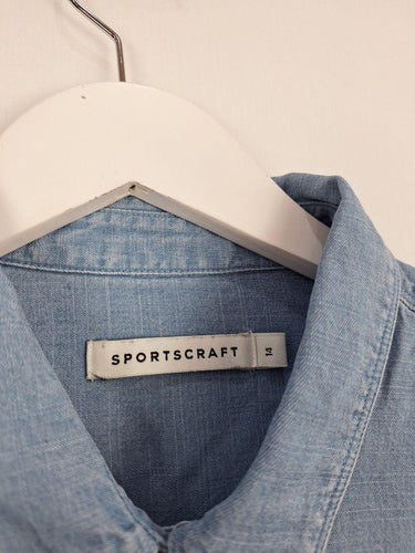 Sportscraft Classic Chambray Shirt Size 14 by SwapUp-Online Second Hand Store-Online Thrift Store