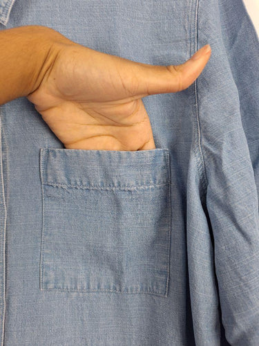Sportscraft Classic Chambray Shirt Size 14 by SwapUp-Online Second Hand Store-Online Thrift Store