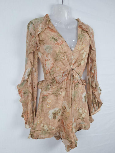 Zimmermann Silk Blend Forest Flower Playsuit Size S by SwapUp-Online Second Hand Store-Online Thrift Store