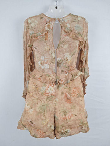 Zimmermann Silk Blend Forest Flower Playsuit Size S by SwapUp-Online Second Hand Store-Online Thrift Store