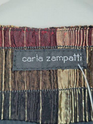 Carla Zampatti Metallic Vintage Grid Blazer Size 12 by SwapUp-Online Second Hand Store-Online Thrift Store