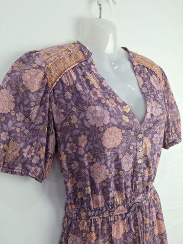 Spell & The Gypsy Boho Shirred Waist Midi Dress Size S by SwapUp-Online Second Hand Store-Online Thrift Store