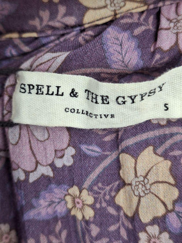 Spell & The Gypsy Boho Shirred Waist Midi Dress Size S by SwapUp-Online Second Hand Store-Online Thrift Store