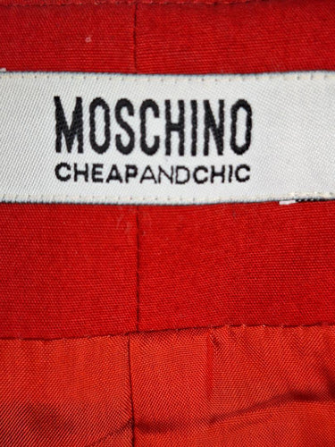 Moschino Glittery Tartan Frayed Edge Mini Skirt Size 10 by SwapUp-Online Second Hand Store-Online Thrift Store