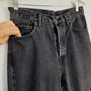 Bassike Black Rinse High Rise Straight Rip Jeans Size M by SwapUp-Online Second Hand Store-Online Thrift Store