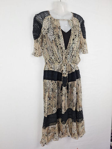 Once Was Boho 2-in-1 Floral Print Midi Dress Size S by SwapUp-Online Second Hand Store-Online Thrift Store