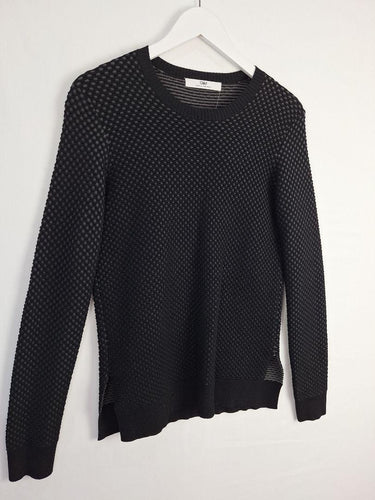 Camilla and Marc Textured Wave Side Slit Jumper Size M by SwapUp-Online Second Hand Store-Online Thrift Store