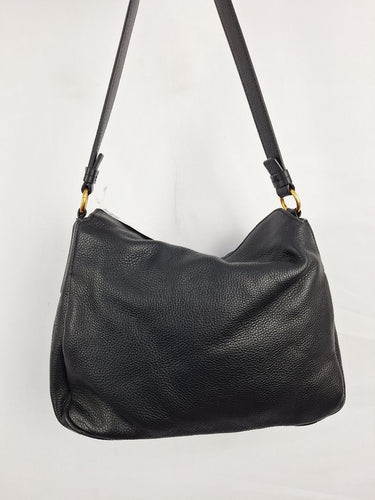Witchery Soft Pebble Leather Hobo Flap Shoulder Bag Size None by SwapUp-Online Second Hand Store-Online Thrift Store