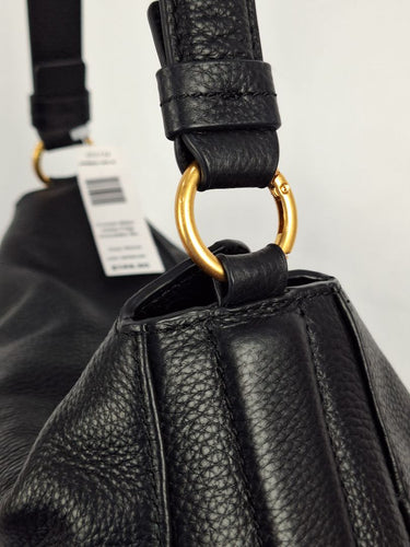 Witchery Soft Pebble Leather Hobo Flap Shoulder Bag Size None by SwapUp-Online Second Hand Store-Online Thrift Store