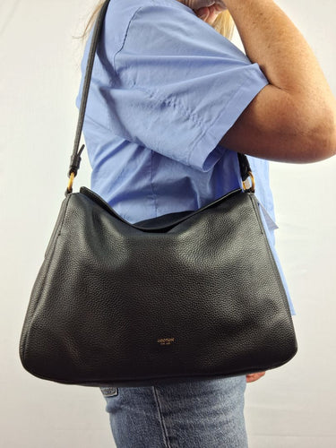 Witchery Soft Pebble Leather Hobo Flap Shoulder Bag Size None by SwapUp-Online Second Hand Store-Online Thrift Store