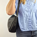 Witchery Soft Pebble Leather Hobo Flap Shoulder Bag Size None by SwapUp-Online Second Hand Store-Online Thrift Store