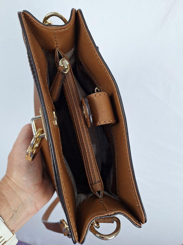 Michael Kors Hamilton Traveller Tan Crossbody Bag Size None by SwapUp-Online Second Hand Store-Online Thrift Store