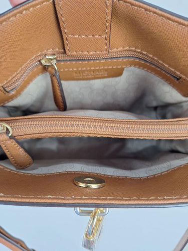 Michael Kors Hamilton Traveller Tan Crossbody Bag Size None by SwapUp-Online Second Hand Store-Online Thrift Store