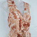 Witchery Tropical Blush Tie Front MIdi Dress Size 10 by SwapUp-Online Second Hand Store-Online Thrift Store