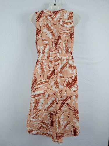 Witchery Tropical Blush Tie Front MIdi Dress Size 10 by SwapUp-Online Second Hand Store-Online Thrift Store