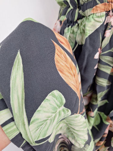 Trenery Effortless Floral Drawstring Midi Dress Size 10 by SwapUp-Online Second Hand Store-Online Thrift Store