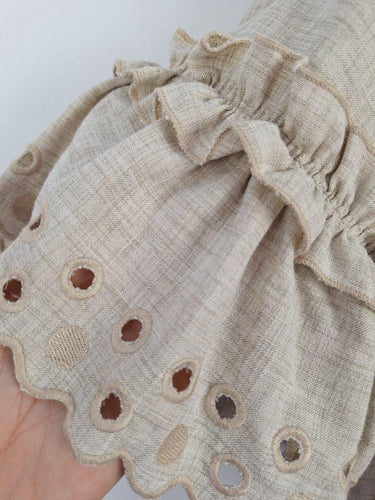 Seed Natural Broderie Frilled Shift Mini Dress Size 10 by SwapUp-Online Second Hand Store-Online Thrift Store