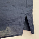 Eb&Ive Navy Folded Linen Casual Midi Dress Size XS by SwapUp-Online Second Hand Store-Online Thrift Store