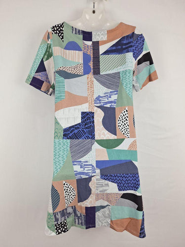 Karlacola Patchwork Jersey Shift Mini Dress Size XS by SwapUp-Online Second Hand Store-Online Thrift Store
