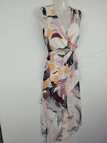 Cooper St Feminine Draped  Cut Out Midi Dress Size 8 by SwapUp-Online Second Hand Store-Online Thrift Store