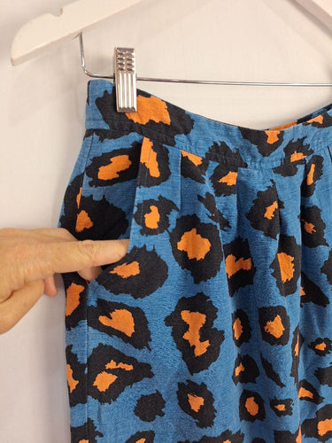 Gorman Pleated Animal Print Midi Skirt Size 10 by SwapUp-Online Second Hand Store-Online Thrift Store
