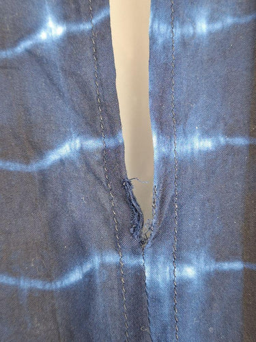 Decjuba Navy Tie Dye Cross Bodice Playsuit Size 10 by SwapUp-Online Second Hand Store-Online Thrift Store