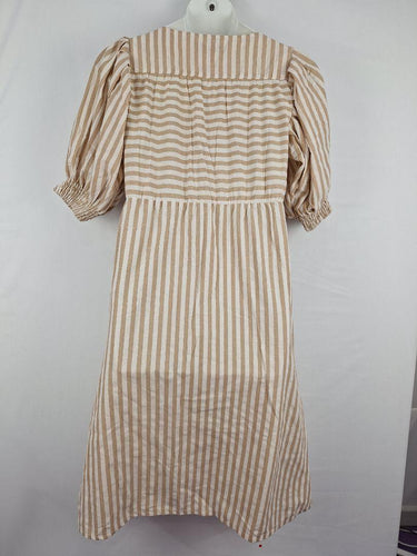 Frank & Dollys Elegant Striped Day Out Midi Dress Size XL by SwapUp-Online Second Hand Store-Online Thrift Store