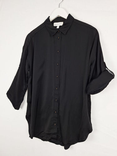 Witchery Shiny Two Way Scooped Shirt Size 10 by SwapUp-Online Second Hand Store-Online Thrift Store