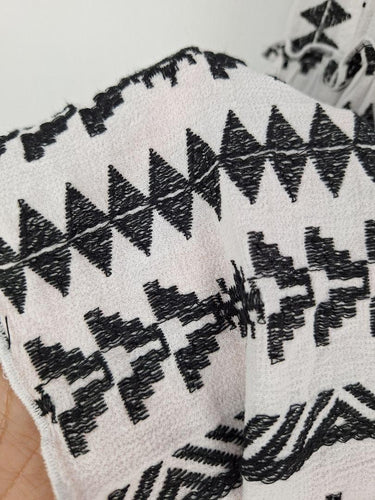 Decjuba Aztec Gathered Tassel Maxi Dress Size 10 by SwapUp-Online Second Hand Store-Online Thrift Store