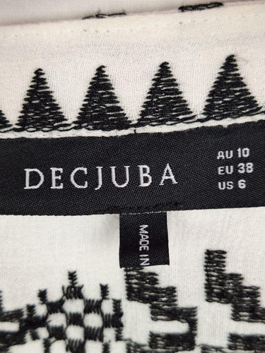Decjuba Aztec Gathered Tassel Maxi Dress Size 10 by SwapUp-Online Second Hand Store-Online Thrift Store