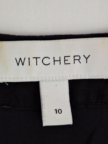 Witchery Shiny Dual Layer Work Top Size 10 by SwapUp-Online Second Hand Store-Online Thrift Store