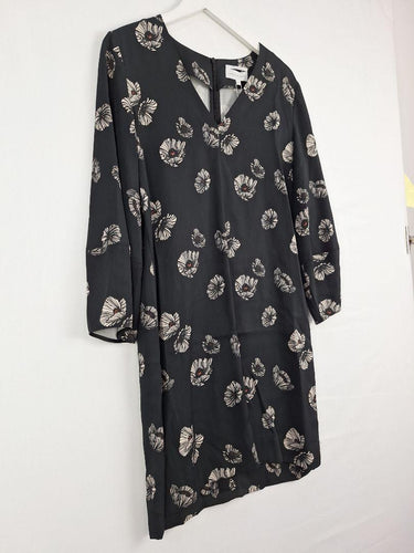 Veronika Maine Essential Floral Office Shift Midi Dress Size 12 by SwapUp-Online Second Hand Store-Online Thrift Store