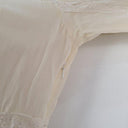 Morrison Cream Victorian Lace Trimmed Silk Maxi Dress Size S by SwapUp-Online Second Hand Store-Online Thrift Store