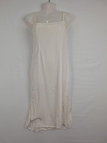 Morrison Cream Victorian Lace Trimmed Silk Maxi Dress Size S by SwapUp-Online Second Hand Store-Online Thrift Store