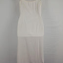 Morrison Cream Victorian Lace Trimmed Silk Maxi Dress Size S by SwapUp-Online Second Hand Store-Online Thrift Store