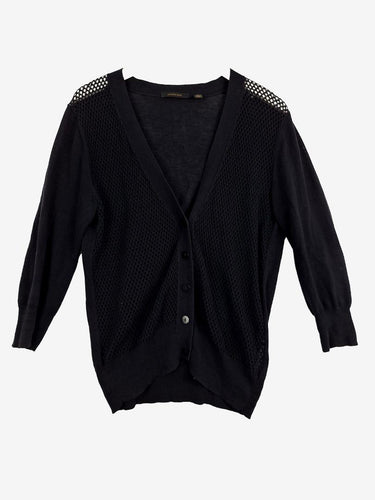 Country Road Light Mesh Fronted Staple Cardigan Size L by SwapUp-Online Second Hand Store-Online Thrift Store