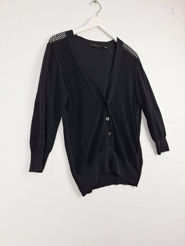 Country Road Light Mesh Fronted Staple Cardigan Size L by SwapUp-Online Second Hand Store-Online Thrift Store