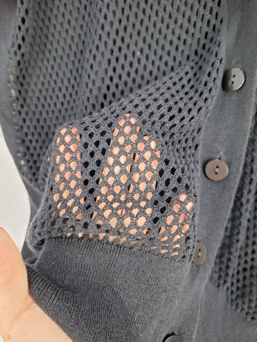 Country Road Light Mesh Fronted Staple Cardigan Size L by SwapUp-Online Second Hand Store-Online Thrift Store
