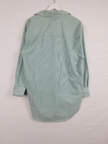 Witchery Candy Striped Oversized Everyday Shirt Size 10 by SwapUp-Online Second Hand Store-Online Thrift Store