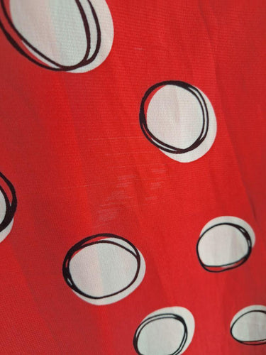 The Collection Spotted Watermelon Chiffon Belted Office Midi Dress Size 18 by SwapUp-Online Second Hand Store-Online Thrift Store