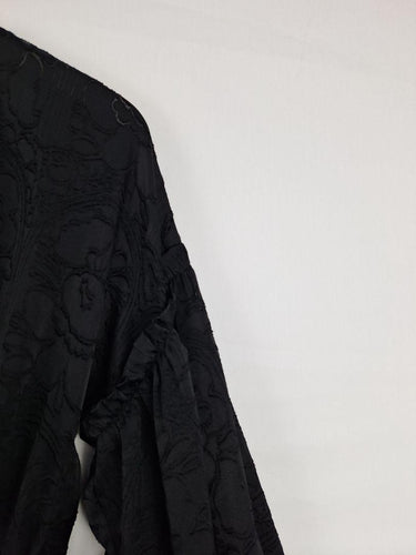 Marimekko Dressy Textured Floral Top Size M by SwapUp-Online Second Hand Store-Online Thrift Store