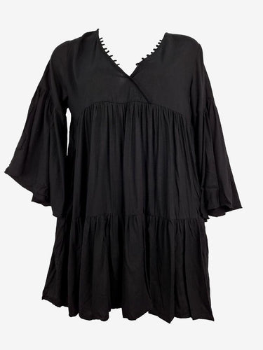 Adrift Breezy Tiered Flared Sleeve Mini Dress Size M by SwapUp-Online Second Hand Store-Online Thrift Store