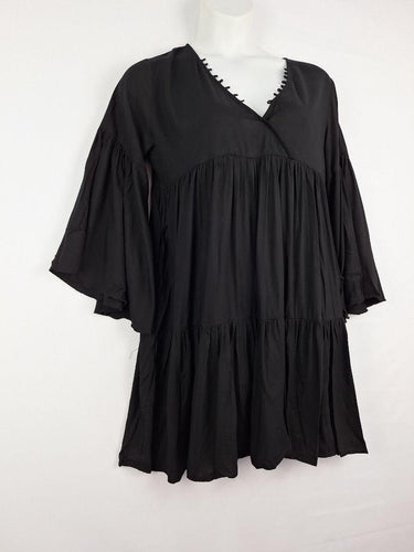 Adrift Breezy Tiered Flared Sleeve Mini Dress Size M by SwapUp-Online Second Hand Store-Online Thrift Store
