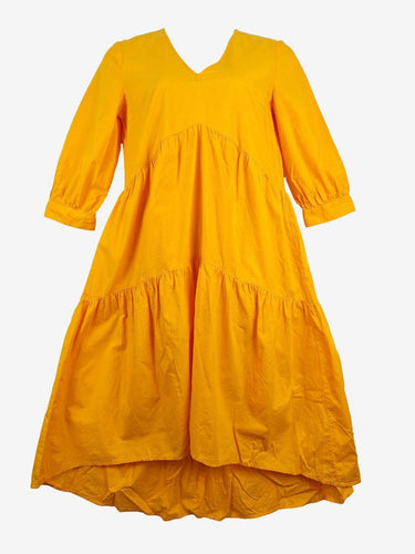 Y.A.S Melon Tiered Day Out Midi Dress Size M by SwapUp-Online Second Hand Store-Online Thrift Store
