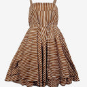Marimekko Chocolate A-Line Sundress Midi Dress Size 10 by SwapUp-Online Second Hand Store-Online Thrift Store