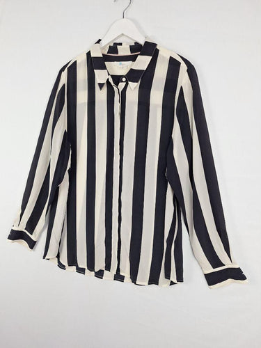 Boden Semi Sheer Elegant Silk Shirt Size 20 by SwapUp-Online Second Hand Store-Online Thrift Store