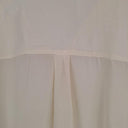 Timeless Cream Covered Button Silk Shirt Shirt Size 20 by SwapUp-Online Second Hand Store-Online Thrift Store
