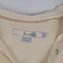 Timeless Cream Covered Button Silk Shirt Shirt Size 20 by SwapUp-Online Second Hand Store-Online Thrift Store