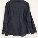 Carefree Casual Navy Linen Shirt Shirt Size 18 by SwapUp-Online Second Hand Store-Online Thrift Store