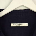 Carefree Casual Navy Linen Shirt Shirt Size 18 by SwapUp-Online Second Hand Store-Online Thrift Store